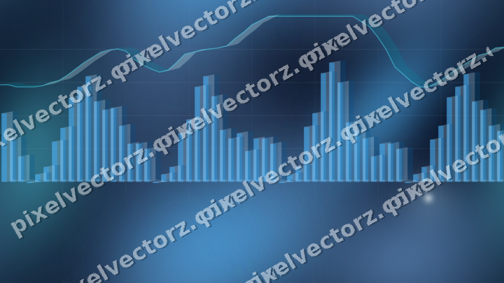 Nahtloser Neon Diagramm Hintergrund in Türkis und Blau