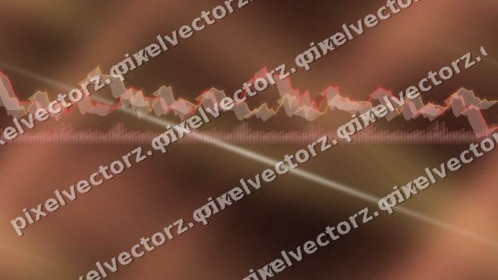 Nahtloser Neon Diagramm Hintergrund in Rot und Orange