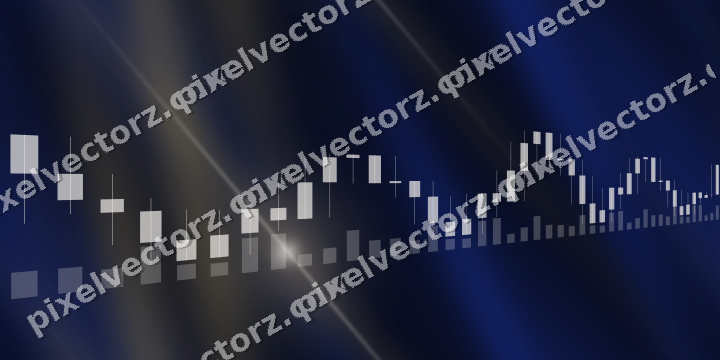 Nahtloser Neon Diagramm Hintergrund in Bernstein und Blau