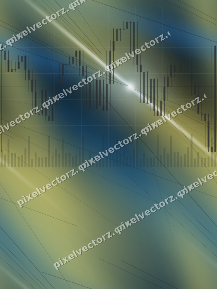 Nahtloser Neon Diagramm Hintergrund in Blau und Gelb