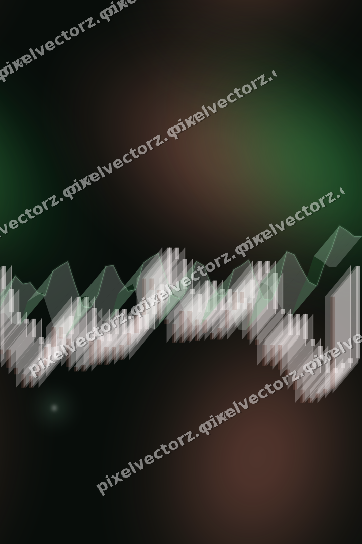 Nahtloser Neon Diagramm Hintergrund in Grün und Rot