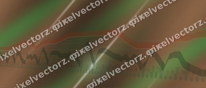 Nahtloser Neon Diagramm Hintergrund in Grün und Rot