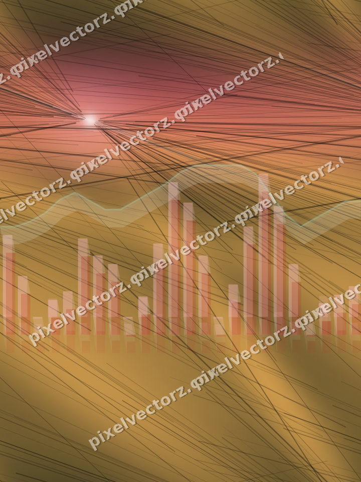 Nahtloser Neon Diagramm Hintergrund in Rosa und Bernstein