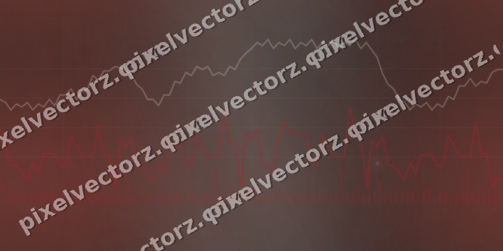Nahtloser Neon Diagramm Hintergrund in Rot und Blassbernstein