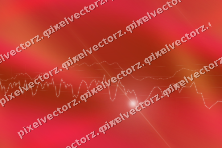 Nahtloser Neon Diagramm Hintergrund in Rot und Orange