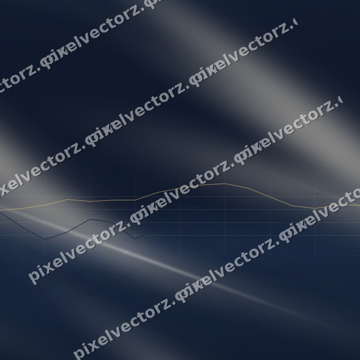 Nahtloser Neon Diagramm Hintergrund in Dunkelblau und Bernstein