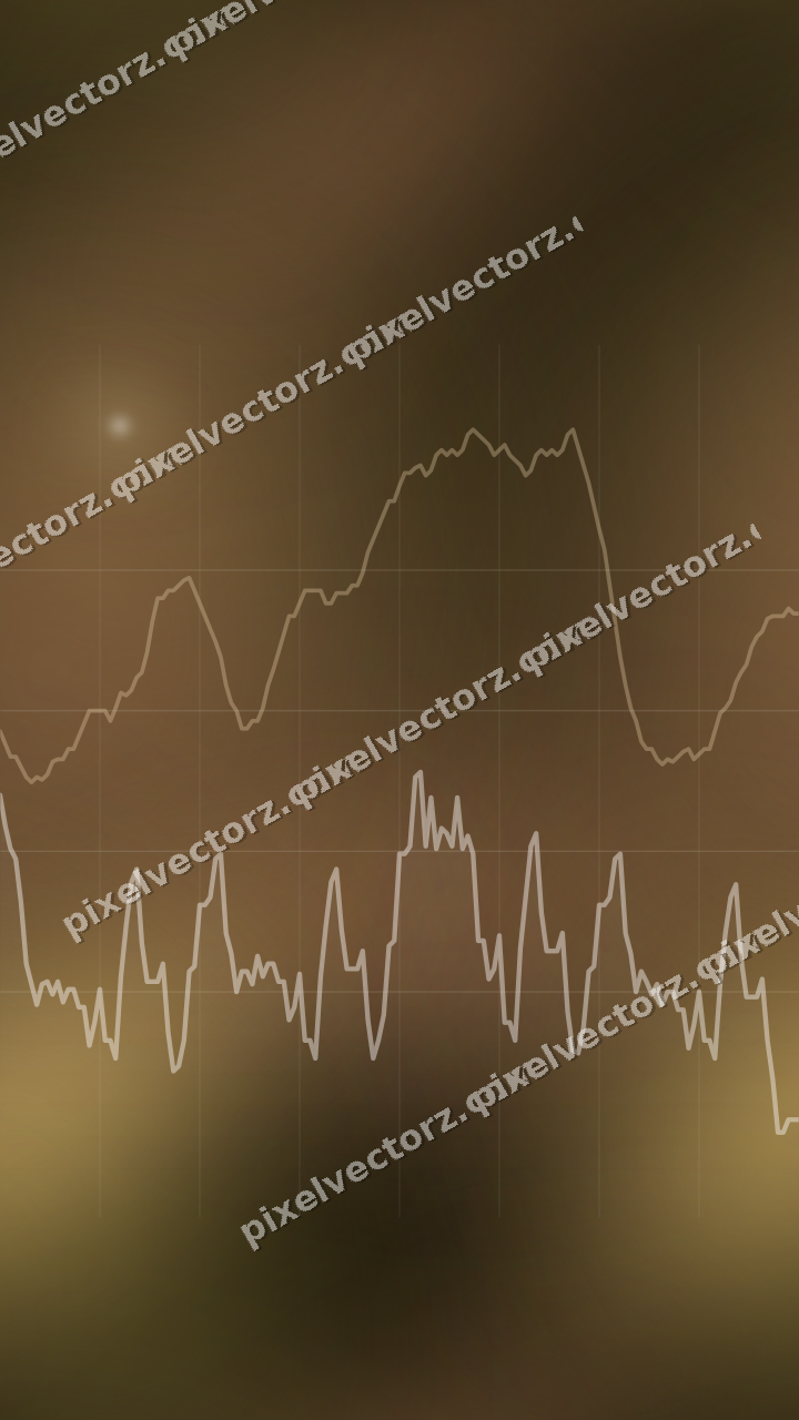 Nahtloser Neon Diagramm Hintergrund in Bernstein und Orange