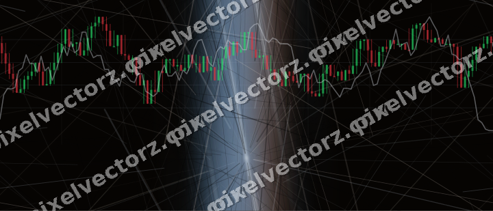 Nahtloser Neon Diagramm Hintergrund in Blau und Orange