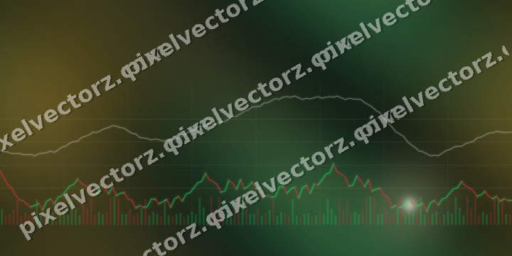 Nahtloser Neon Diagramm Hintergrund in Bernstein und Grün