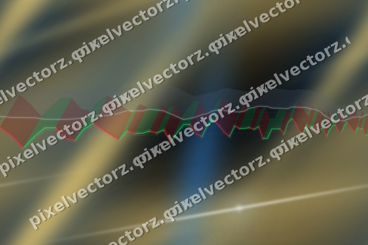 Nahtloser Neon Diagramm Hintergrund in Blau und Bernstein