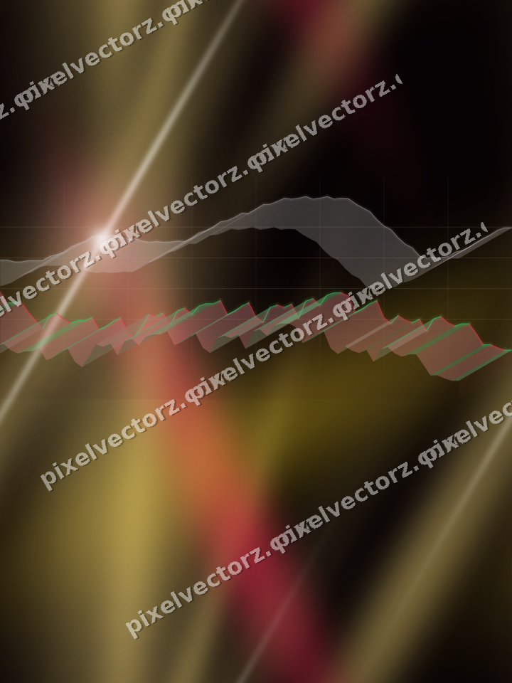 Nahtloser Neon Diagramm Hintergrund in Rosa und Rot
