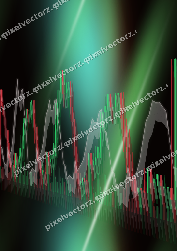 Nahtloser Neon Diagramm Hintergrund in Rot und Orange