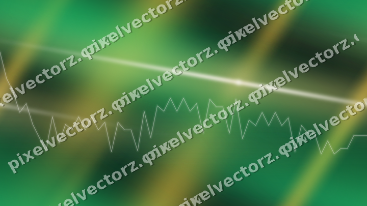 Nahtloser Neon Diagramm Hintergrund in Bernstein und Grün
