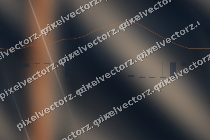 Nahtloser Neon Diagramm Hintergrund in Dunkelblau und Orange