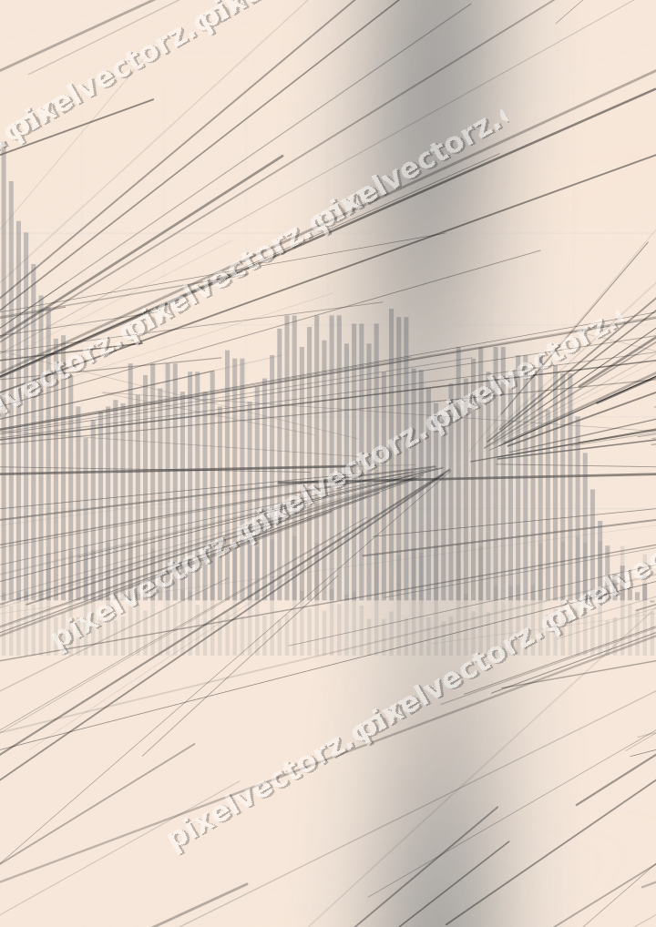 Nahtloser Pastell Diagramm Hintergrund in Blau und Orange