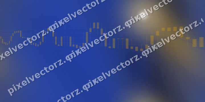 Nahtloser Neon Diagramm Hintergrund in Bernstein und Blau