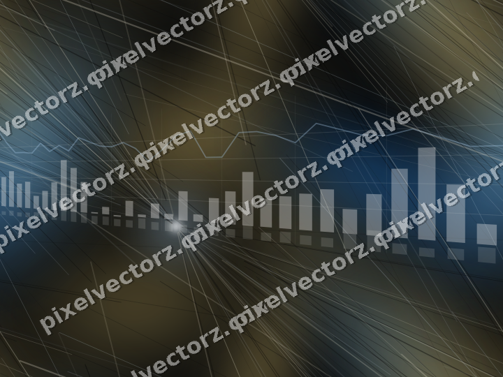 Nahtloser Neon Diagramm Hintergrund in Blau und Bernstein