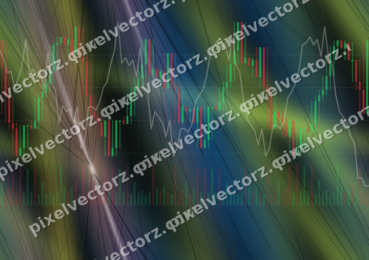 Nahtloser Neon Diagramm Hintergrund in Limette und Bernstein