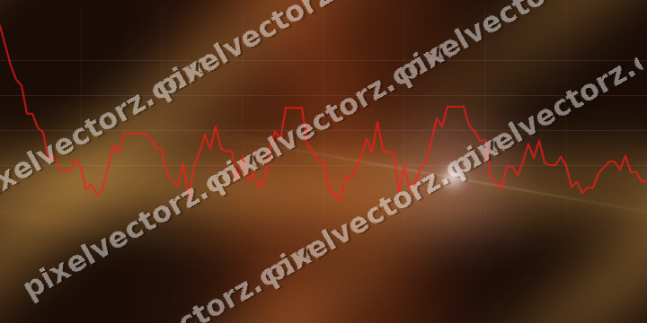 Nahtloser Neon Diagramm Hintergrund in Rot und Orange