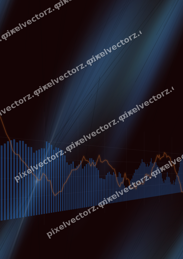 Nahtloser Neon Diagramm Hintergrund in Blau und Rot