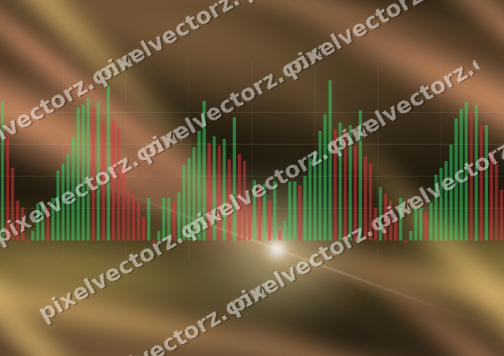 Nahtloser Neon Diagramm Hintergrund in Bernstein und Orange