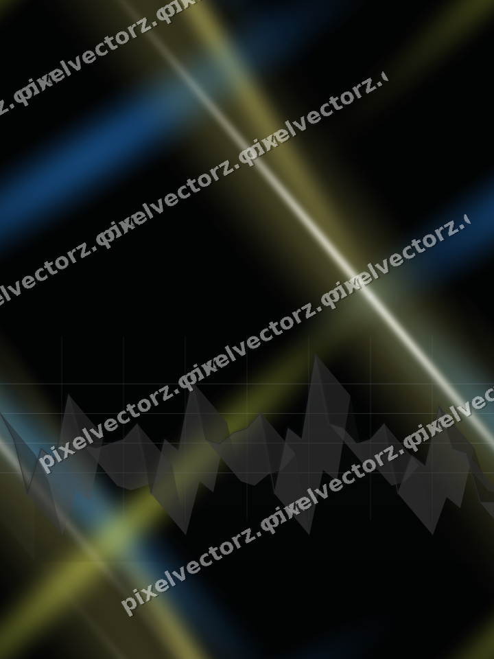 Nahtloser Neon Diagramm Hintergrund in Blau und Gelb