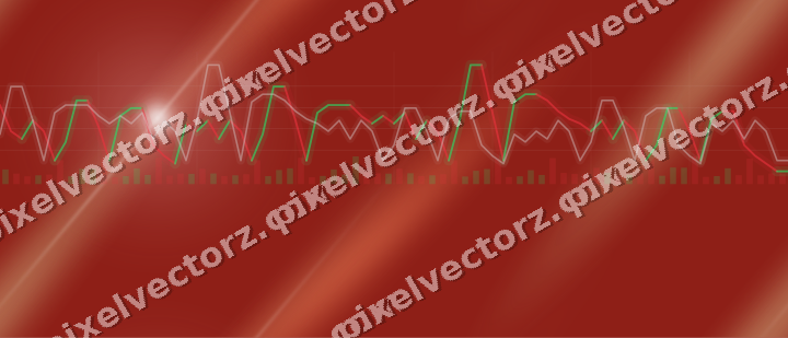 Nahtloser Neon Diagramm Hintergrund in Rot und Orange