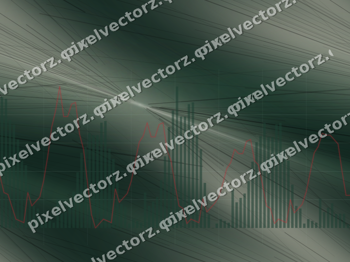 Nahtloser Neon Diagramm Hintergrund in Dunkelgrün und Rot