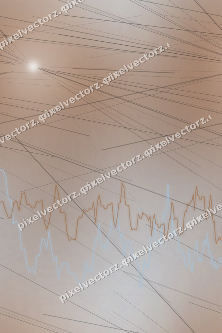 Nahtloser Pastell Diagramm Hintergrund in Blau und Orange