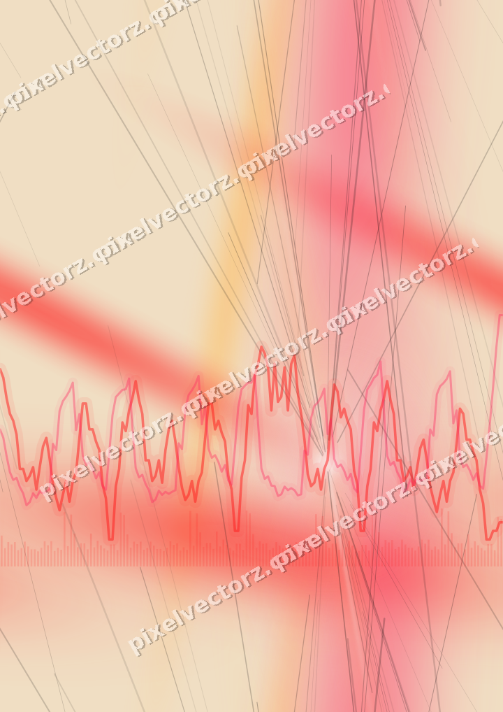 Nahtloser Pastell Diagramm Hintergrund in Rot und Orange
