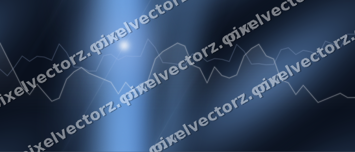 Nahtloser Neon Diagramm Hintergrund in Blau