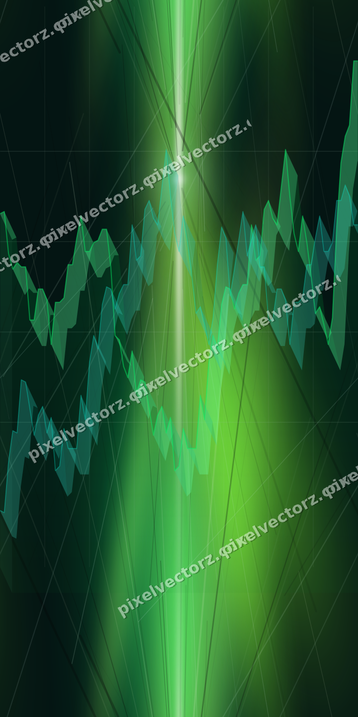 Nahtloser Neon Diagramm Hintergrund in Grün und Limette