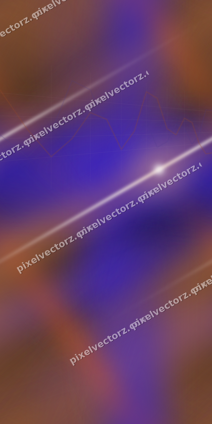 Nahtloser Neon Diagramm Hintergrund in Orange und Blau