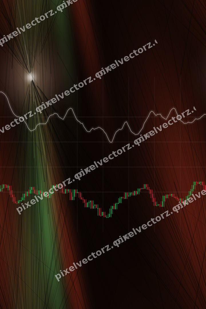 Nahtloser Neon Diagramm Hintergrund in Rot und Orange