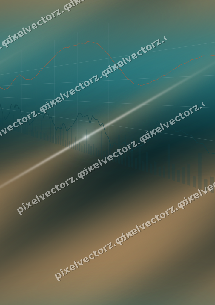 Nahtloser Neon Diagramm Hintergrund in Petrol und Orange