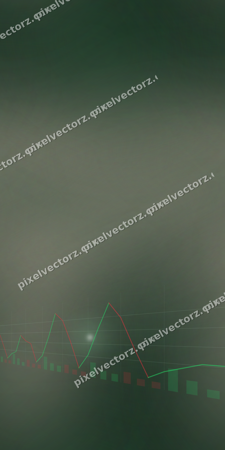 Nahtloser Neon Diagramm Hintergrund in Dunkelgrün und Rot