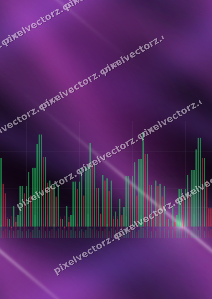 Nahtloser Neon Diagramm Hintergrund in Violett und Blau