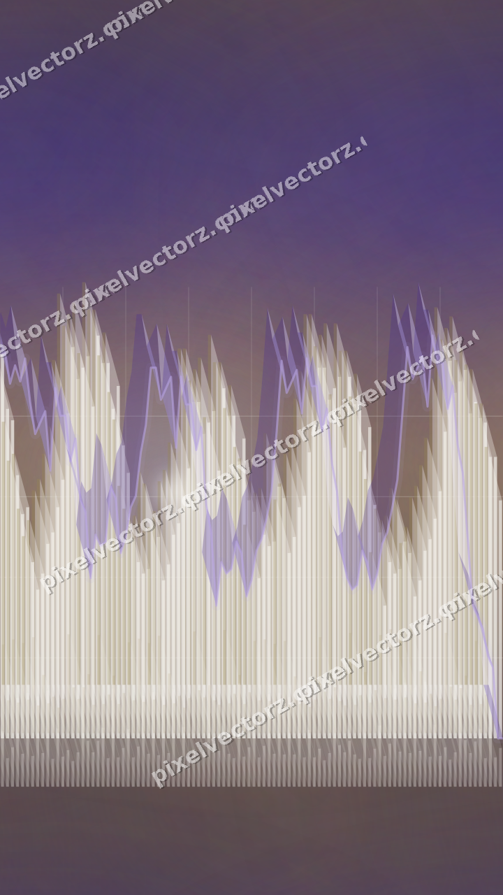 Nahtloser Neon Diagramm Hintergrund in Blau und Violett