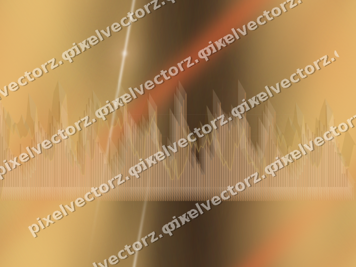 Nahtloser Neon Diagramm Hintergrund in Orange und Bernstein