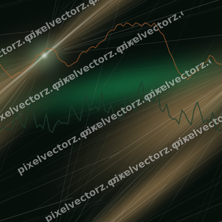 Nahtloser Neon Diagramm Hintergrund in Grün und Orange