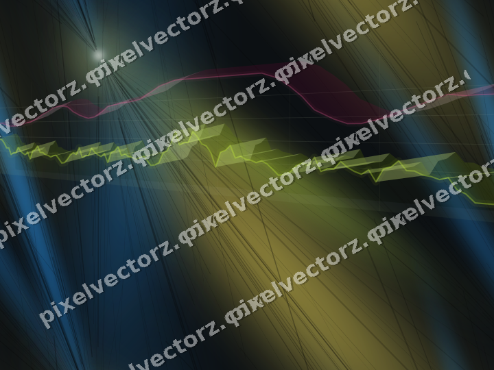 Nahtloser Neon Diagramm Hintergrund in Limette und Bernstein