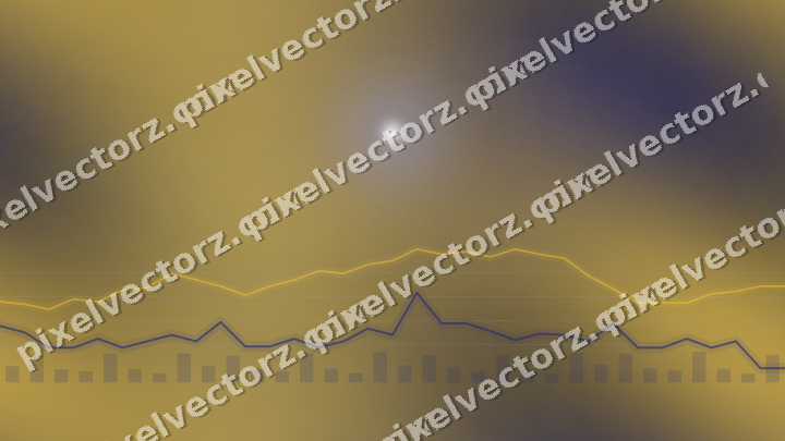 Nahtloser Neon Diagramm Hintergrund in Blau und Bernstein