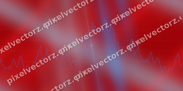 Nahtloser Neon Diagramm Hintergrund in Blau und Rot
