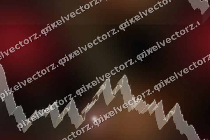 Nahtloser Neon Diagramm Hintergrund in Rot und Bernstein