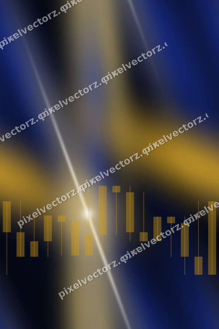 Nahtloser Neon Diagramm Hintergrund in Bernstein und Blau