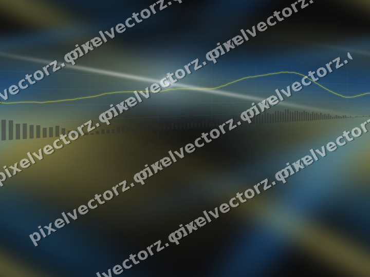 Nahtloser Neon Diagramm Hintergrund in Blau und Gelb