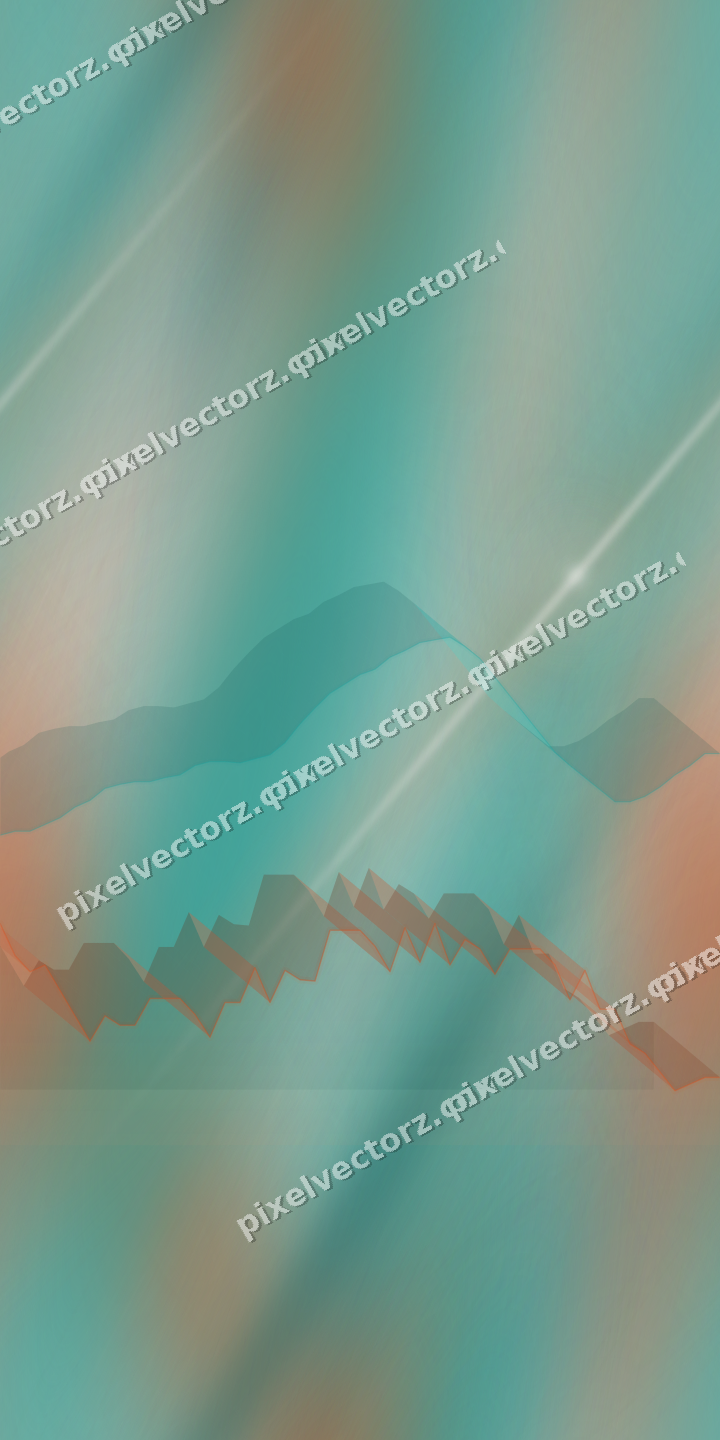 Nahtloser Pastell Diagramm Hintergrund in Orange und Petrol