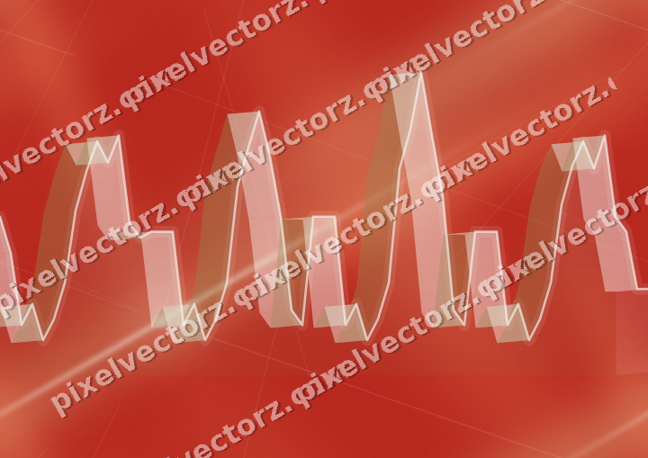 Nahtloser Neon Diagramm Hintergrund in Rot und Orange