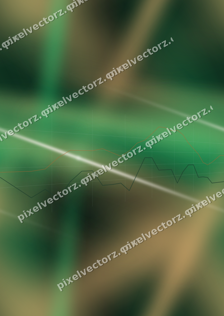 Nahtloser Neon Diagramm Hintergrund in Grün und Orange