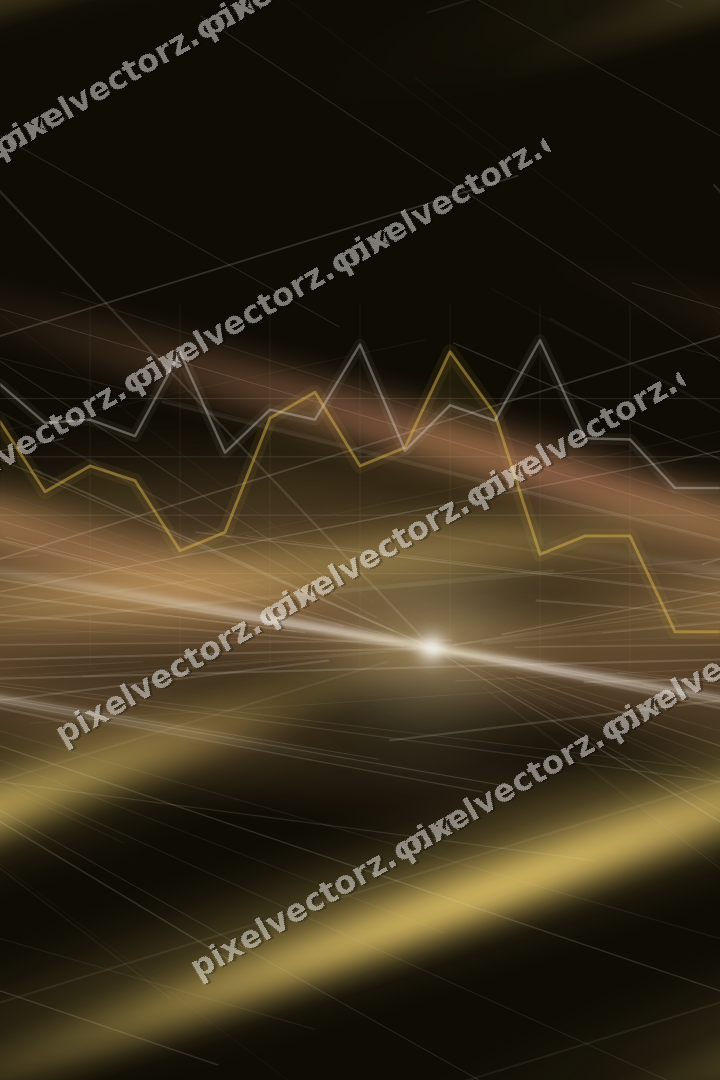 Nahtloser Neon Diagramm Hintergrund in Bernstein und Orange